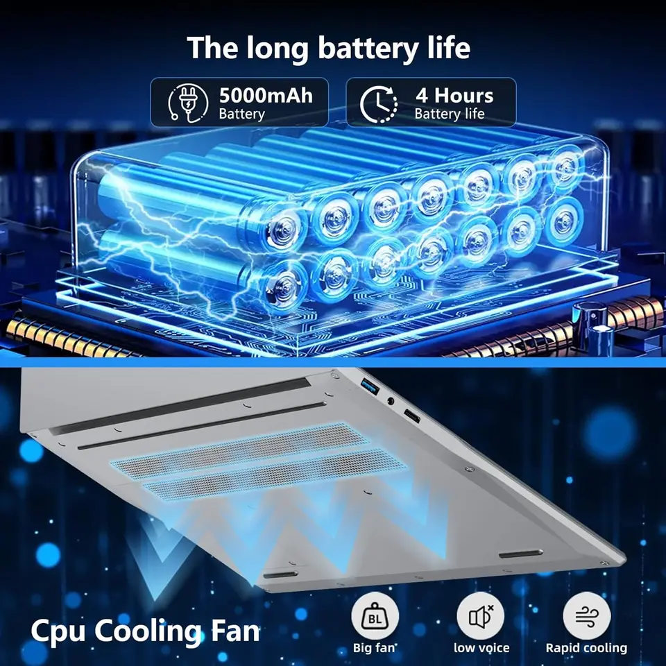 מחשב נייד 15.6 אינץ', מעבד אינטל קור i9 10980HK, מערכת הפעלה Windows 11 Pro, זיכרון RAM בנפח 16GB, כונן SSD בנפח 1TB או 2TB, מחשב נייד חדש לגיימינג. – תמונה 4