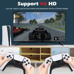 ⁦חדש gb5 קונסולת משחק וידאו 64GB/128gb 40000 משחקים בחינם HD תיבת משחק טלוויזיה 5 שני gb עבור ps-1/psp/mame arcade מקל משחקי ארקייד משחק וידאו⁩ – תמונה ⁦3⁩