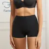 Flarixa חלקה נשים בוקסר Boyshorts לנשים אנטי חיכוך מכנסיים נשים גבוהה מותן מכנסיים קצרים ילד תחתוני תחתונים