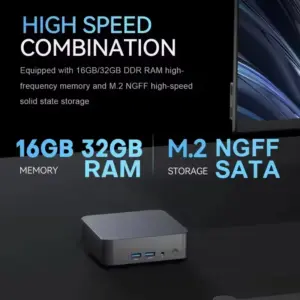 ⁦מיני מחשב 2026 Core I9 10980HK Windows 11 Pro מחשב שולחני למשחקים 16GB 32GB RAM 1/2TB SSD WiFi6 BT5.2 4K HD מיני מחשב למשחקים⁩ – תמונה ⁦3⁩