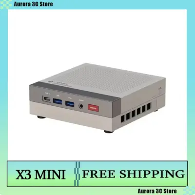 מיני מחשב ACEMAGIC X3 עם מעבד AMD Ryzen 7 H 255 וכרטיס מסך Radeon 780M, בעיצוב רטרו, WiFi 6+, USB4 במהירות 40Gbps, המיועד לעסקים, משחקים, משרד ביתי, עיצוב ומדיה.