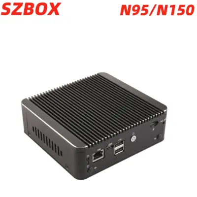 מיני-מחשב SZBOX N95 N150 6405U DDR4 M.2 NVMe SATA 3.0 GPIO DP HDMI – מחשב שולחני למשרד