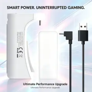 סוללה 2000mAh מסוג C עם תצוגת LED לבקר PS5, משחק וטעינה, חיי סוללה מורחבים, ערכת טעינה, אביזרי גיימינג - Image 6
