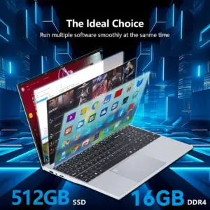 מחשב נייד חדש לגמרי לשנת 2026 עם מעבד Intel I9-9900, מסך 15.6 אינץ' עם תאורה אחורית, חיישן טביעת אצבע לפתיחה, מערכת הפעלה Windows 11, חבילת Office, מתאים ללימודים, משחקים ומחשב אישי. – תמונה 3