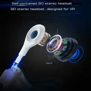 ⁦Shinecon מציאות מדומה VR משקפיים 3D אוזניות Viar מכשיר חכם קסדת עדשות המשקפיים נייד טלפון סלולרי Smartphone אוזניות⁩ – תמונה ⁦5⁩
