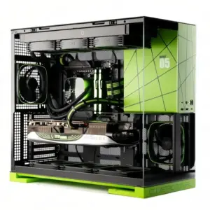 כרטיס מסך I9 14900K, R9 9950X3D, RTX 5090 עם 32GB זיכרון RAM ו-32GB זיכרון גרפי, SSD בנפח 2TB, Win10 ו-Win11, מחשב שולחני למשחקים