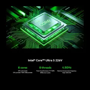 ⁦GMKtec K17 AI PC Intel Core Ultra 5 226V LPDDR5X Memory Windows 11 Pro Mini Desktop Office Computer⁩ – תמונה ⁦3⁩