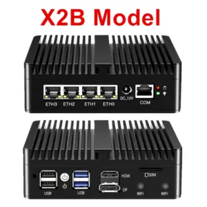 ⁦נתב חומת אש Intel N150 N100 7305 דור 12, 4x I226-V 2.5G LAN, N5105 J6412 מחשב מיני ללא מאוורר, מחשב Barebone, OPNsense PfSense⁩ – תמונה ⁦3⁩