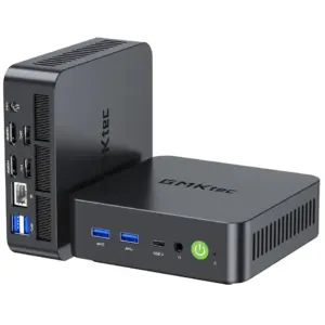 ⁦GMKtec K17 AI PC Intel Core Ultra 5 226V LPDDR5X Memory Windows 11 Pro Mini Desktop Office Computer⁩ – תמונה ⁦4⁩