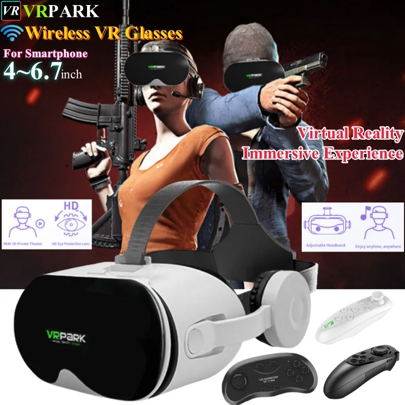 משקפי סטריאו, סרטוני 3D, סרטוני Google Cardboard, קופסת אוזניות עבור 6.7