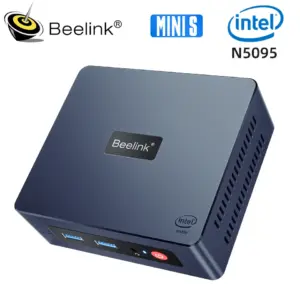 מחשב מיני Beelink Min S N5095 S12 N95 S13 N150 עם מערכת הפעלה Win11, מעבד Intel דור 11 Jasper Lake, זיכרון RAM 8GB/16GB, אחסון SSD 256GB/128GB, Wifi, Bluetooth,  LAN 1000M, למחשב שולחני