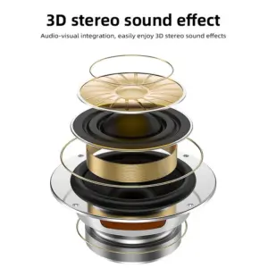 ⁦משקפי VR חדשים לשנת 2026, דגם VR FOR SHINECON G18EB, אוזניות בלוטות', גרסת מציאות מדומה תלת-ממדית, פנורמה.⁩ – תמונה ⁦3⁩
