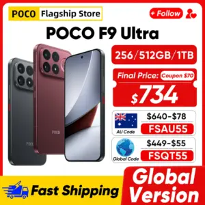 POCO F9 Ultra, גרסה גלובלית, 5G, מעבד Snapdragon 8 Elite Gen 5, מסך AMOLED בגודל 6.9 אינץ'